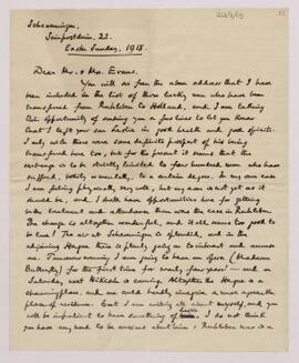 Letter from B. J. Dale,