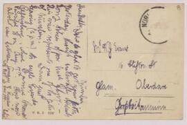 Postcard to Ifor's father,