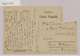 Postcard to Ifor's mother,