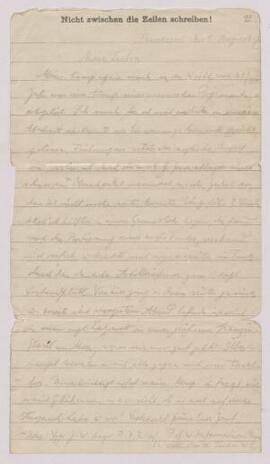 German Prisoner of War Letter,