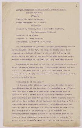'College Contingent of the Officer’s Training Corps (Senior Division)',