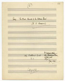 The street sounds to the soldiers' tread,