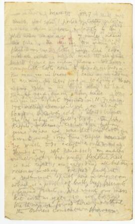 Letter sent 7 Feb 1917,