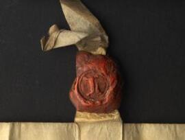 Agreement by Owein, Res, and Cradoc, sons of Alaithur to quitclaim to the monks all the rights be...