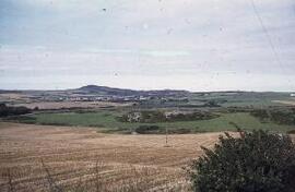 Looking towards Mynydd y Garn & Church Bay, Anglesey from Llanfaethlu churchyard