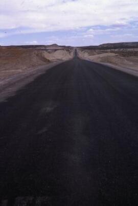 [Road through the desert]