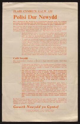 Parliamentary election addresses and leaflets