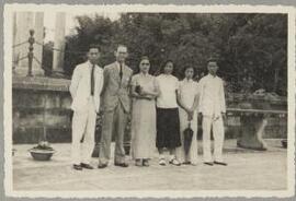 Group Photo At Temple