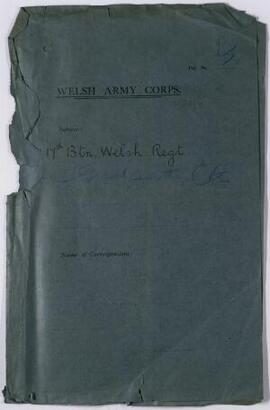 Correspondence re supplies of clothing and necessaries, Jan.-Oct. 1915; indents, one voucher, nd....