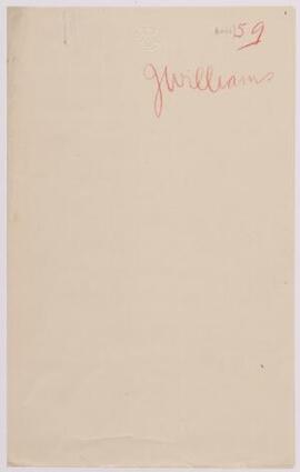 Lieut. J. Williams, Royal Engineers, Jan,