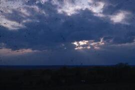 [Evening sky with clouds]