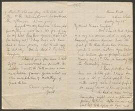 Letters from Genève, Strasbourg,