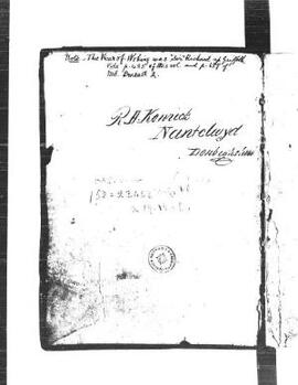 Llyfr Bicar Wocking,