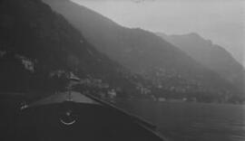 [View from a boat on Lake Lugano]