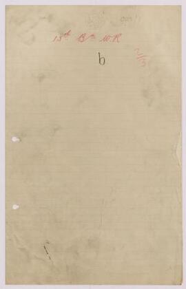 Orderly Room schedule and memo, Nov,