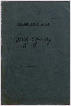 Clothing account to Sept. 1915; general July 1915-April 1916; clothing return for period ended 31...