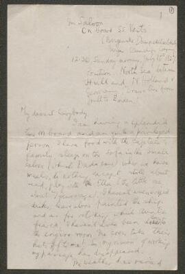 Letters from Oslo, Stockholm, Riga, Waldheim, Berlin, Olkusz, Gabrielahutten, Leipzig,