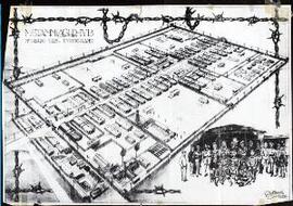 Drawing of Stalag IVB