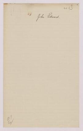 John Edward, Neath, Oct,