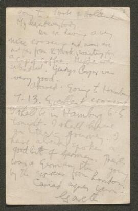 Letters from Hamburg, Charlottenburg,