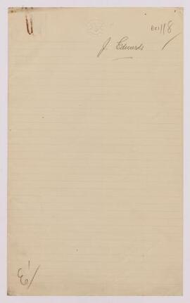 J. Edwards, London, Oct,