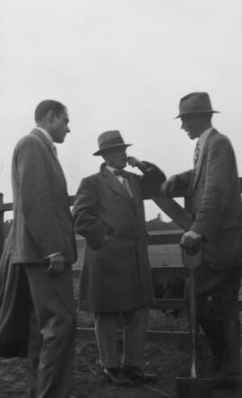 [A J Sylvester and two other men]