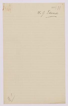 William John Edwards, Brynmawr, Dec,