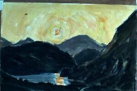 [Sunset, Llyn Gwynant]