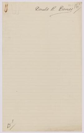 Donald R. Davies, No. 4. Company, 4th Public Schools & University Battalion, Royal Fusiliers,...