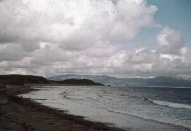 [Beach with breakwaters]