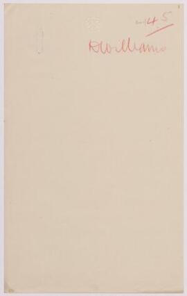 David Williams, Llanelli, March,