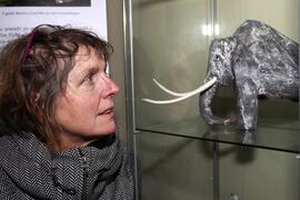 ‘Mammoth’ sculpture with Valerie Price