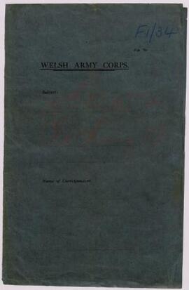 Clothing return for period ended 15 May 1915; general acounts, June-Oct. 1915,