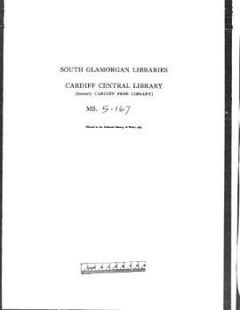 Barddoniaeth Gymraeg ('Thelwall MS'),