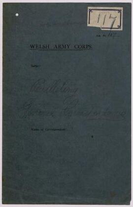 Billeting, general correspondence, June-July,