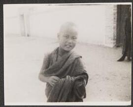 [A Mongolian boy monk]