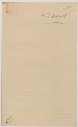 W. B. Darroll, Leintwardine, Jan,