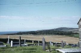 Llanfaethlu churchyard looking towards Church Bay
