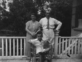 [Mr & Mrs Elwyn Davies and son]