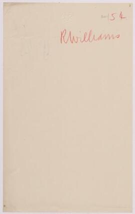 A. Williams, Caernarfon, on behalf of his three sons, Oct,