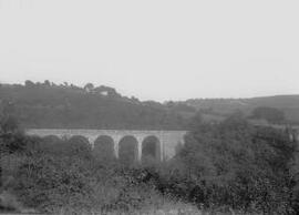 Pontsarn Viaduct : Reversed neg.