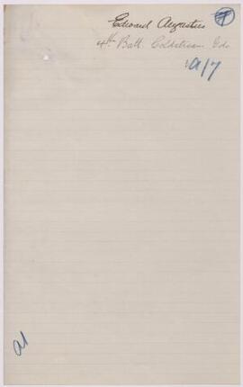 Edward Augustus, Cardiff, April,