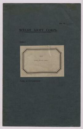 Clothing account to Sept. 1915,