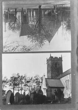 [St Augustine's Church, Rumney & an unidentified chapel]
