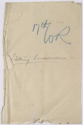 Clothing correspondence,