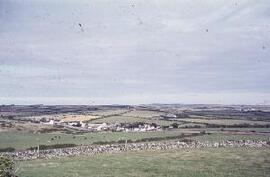 Looking NE from Llanfaethlu churchyard