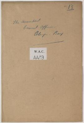 The Accountant, Council Offices, Colwyn Bay, May,