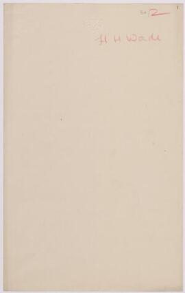 Harold H. Wade, Castleton, Nov,