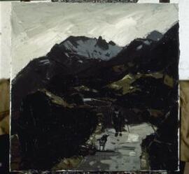 [Path below Crib Goch]