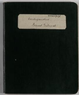 Clerk of Tribunal's notebook,